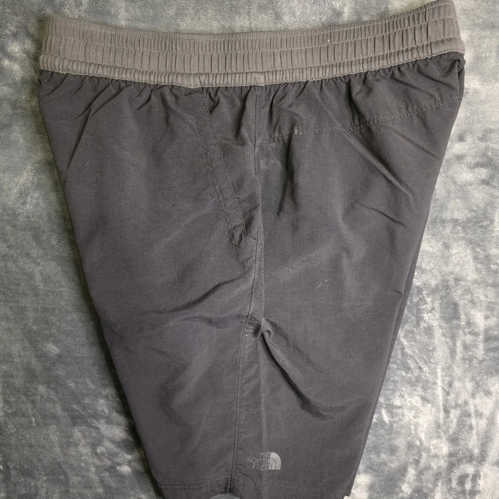 The North Face Gray Athletic Shorts Lightweight Moisture-Wicking